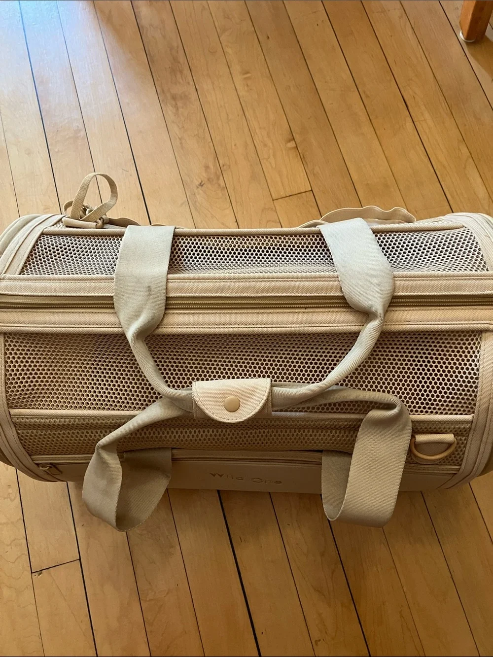 Wild One Airline Soft Mesh Beige Tan Small Pet Carrier 18 Inches